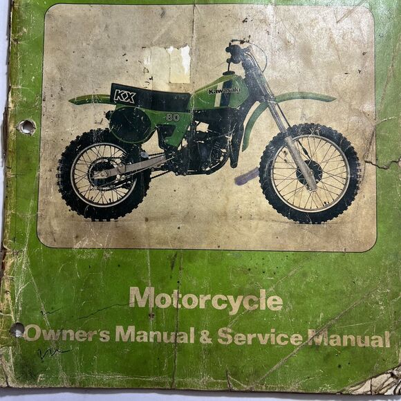 Kawasaki KX80 A2 B2 Owners Manual and Service Manual 99920 1038 01 - Picture 4 of 10